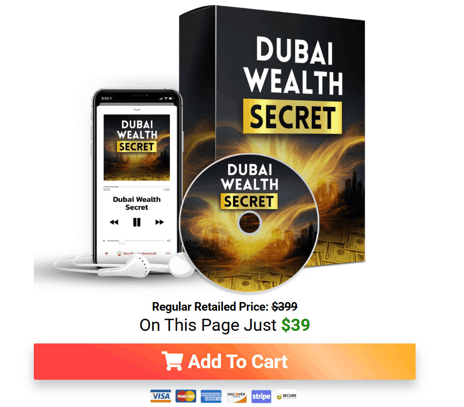 the Dubai wealth Checkout Page